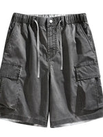Men's Plus Size Drawstring Cargo Shorts - Farnelli