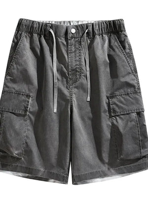 Men's Plus Size Drawstring Cargo Shorts - Farnelli