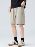 Men's Plus Size Casual Cargo Shorts with Drawstring - Farnelli