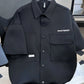 Men's Plus Size Button Up Short Sleeve Shirt - Farnelli