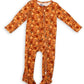 Fall Bamboo Baby Pajamas – Zipper Footie