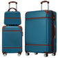 HouseOfZazla 3-piece hardshell luggage set with spinner wheels and TSA locks in multiple colors