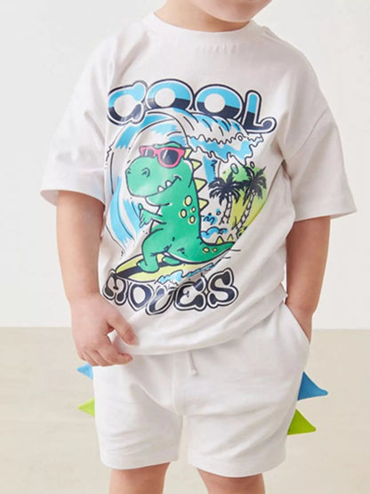 Children's Dinosaur Tee and Shorts Set - Farnelli