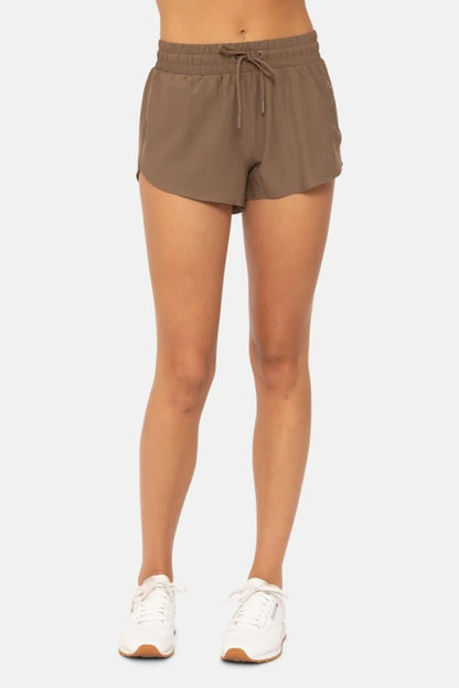 MONO B Drawcord Mini Shorts - Farnelli