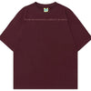 Men's Round Neck Short Sleeve T-Shirt - Red