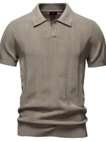 Men's Classic Short Sleeve Knit Polo Shirt - Farnelli