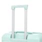 HouseOfZazla 3-piece spinner wheel luggage set with combination locks and hard-shell suitcases