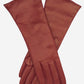Camilla (claret) - Italian "4 button length" cashmere lined leather gloves