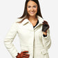 FC34 (medium brown) - Women's Italian touchscreen cashmere lined leather gloves