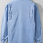 Men's Plus Size Button Up Long Sleeve Denim Shirt - Farnelli