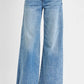 RISEN Full Size Tummy Control High Rise Ankle Palazzo Jeans Plus Size - Farnelli