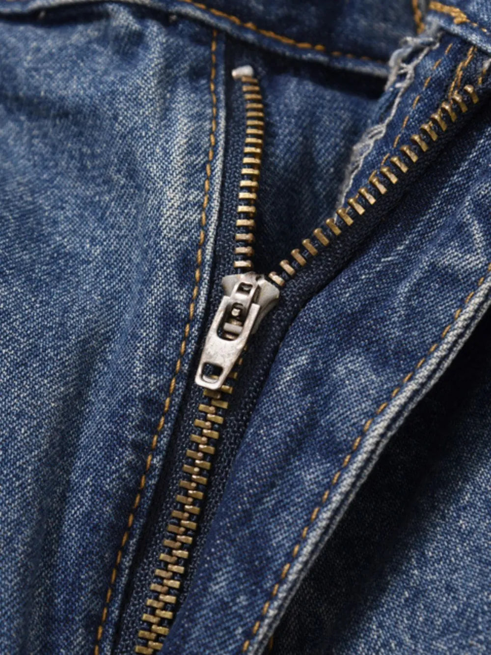 Men's Washed Denim Bermuda Shorts - Farnelli