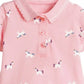 Children's Button Detail Short Sleeve Dress - Farnelli