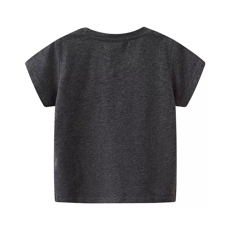 Children's Space-Themed Short Sleeve T-Shirt - Farnelli