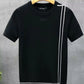 Men's Full Size Round Neck Short Sleeve T-Shirt Plus Size - Farnelli