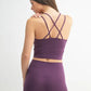 MONO B Venice Cloud Light Crisscross Sports Bra - Farnelli