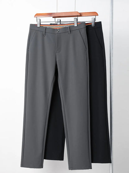 Men's Slim Fit Pants with Pockets - Farnelli