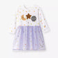 Children's Polka Dot Long Sleeve Tulle Dress - Farnelli