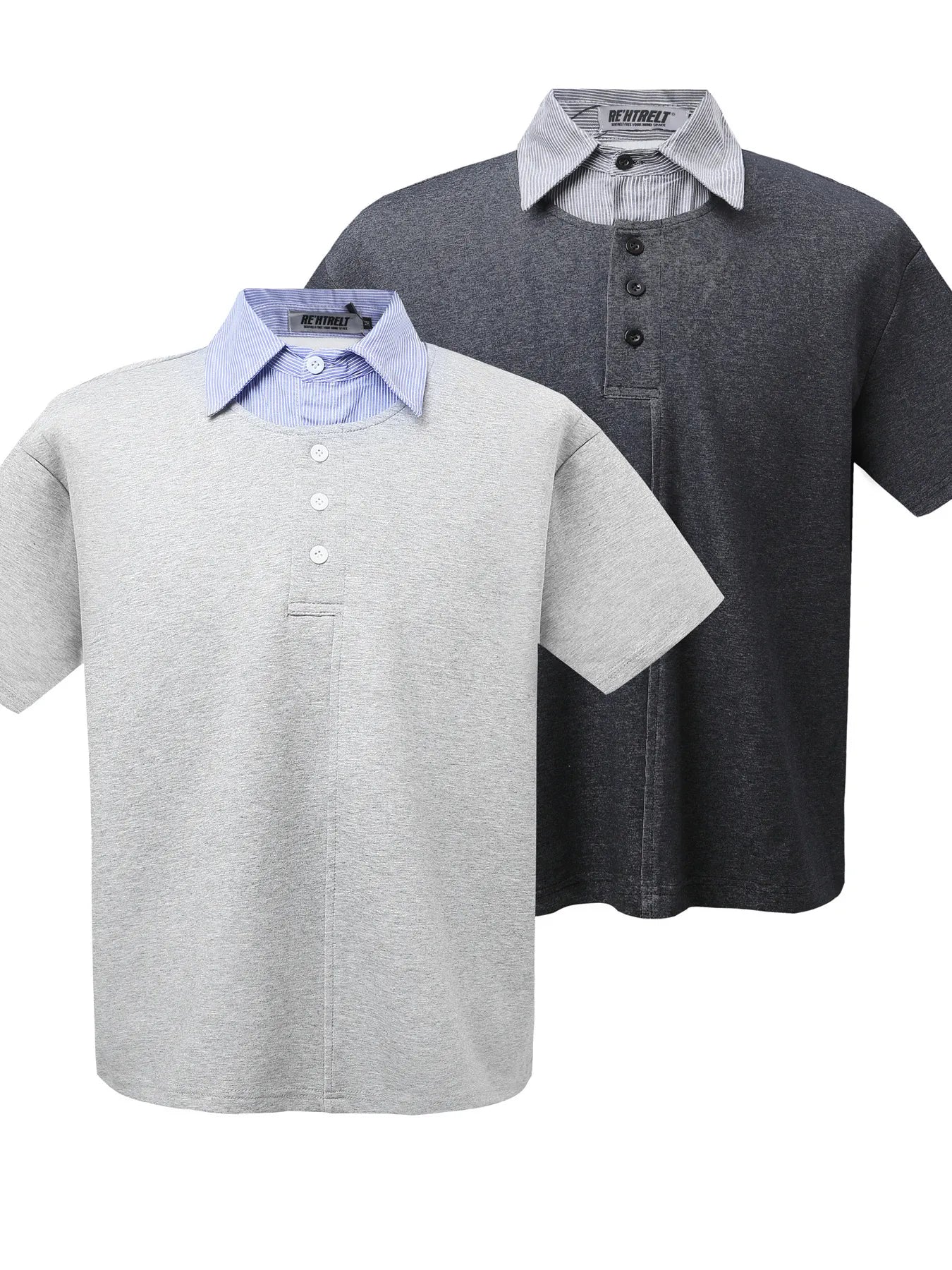 Men's Button Detail Short Sleeve Polo - Farnelli
