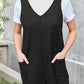 Double Take Full Size Sleeveless Straight Jumpsuit - Farnelli