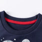 Children's Astronaut Planet Graphic Crew Neck Sweatshirt - Farnelli