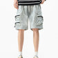 Men's Plus Size Drawstring Loose Fit Cargo Shorts - Farnelli
