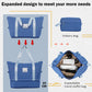 HouseOfZazla expandable 2-piece luggage set with TSA lock and spinner wheels in multiple colors