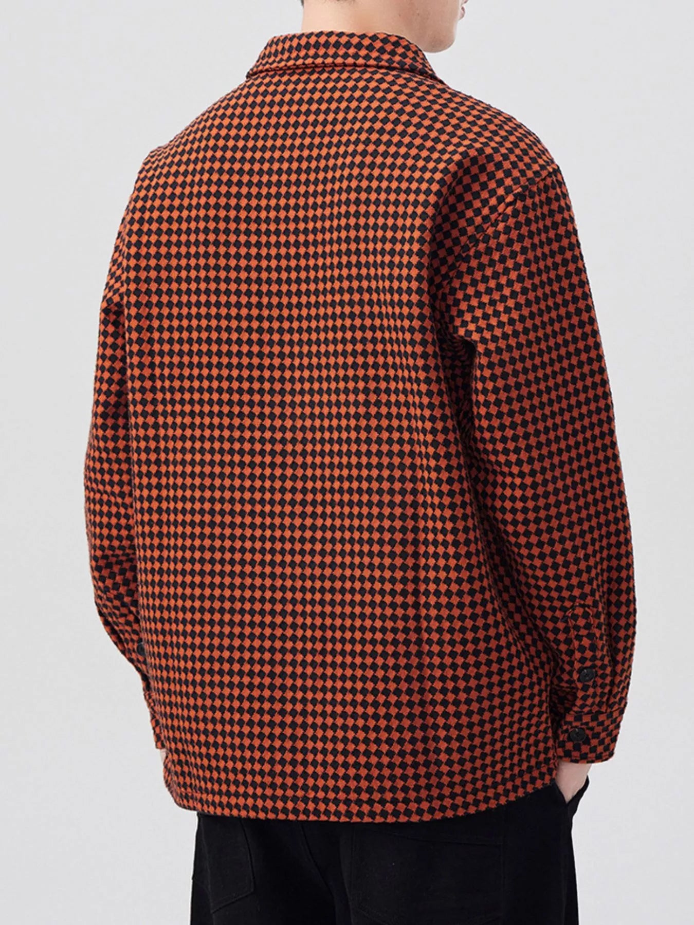 Men's Plus Size Button Up Long Sleeve Shirt - Farnelli
