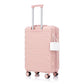 HouseOfZazla 3-piece spinner wheel luggage set with combination locks