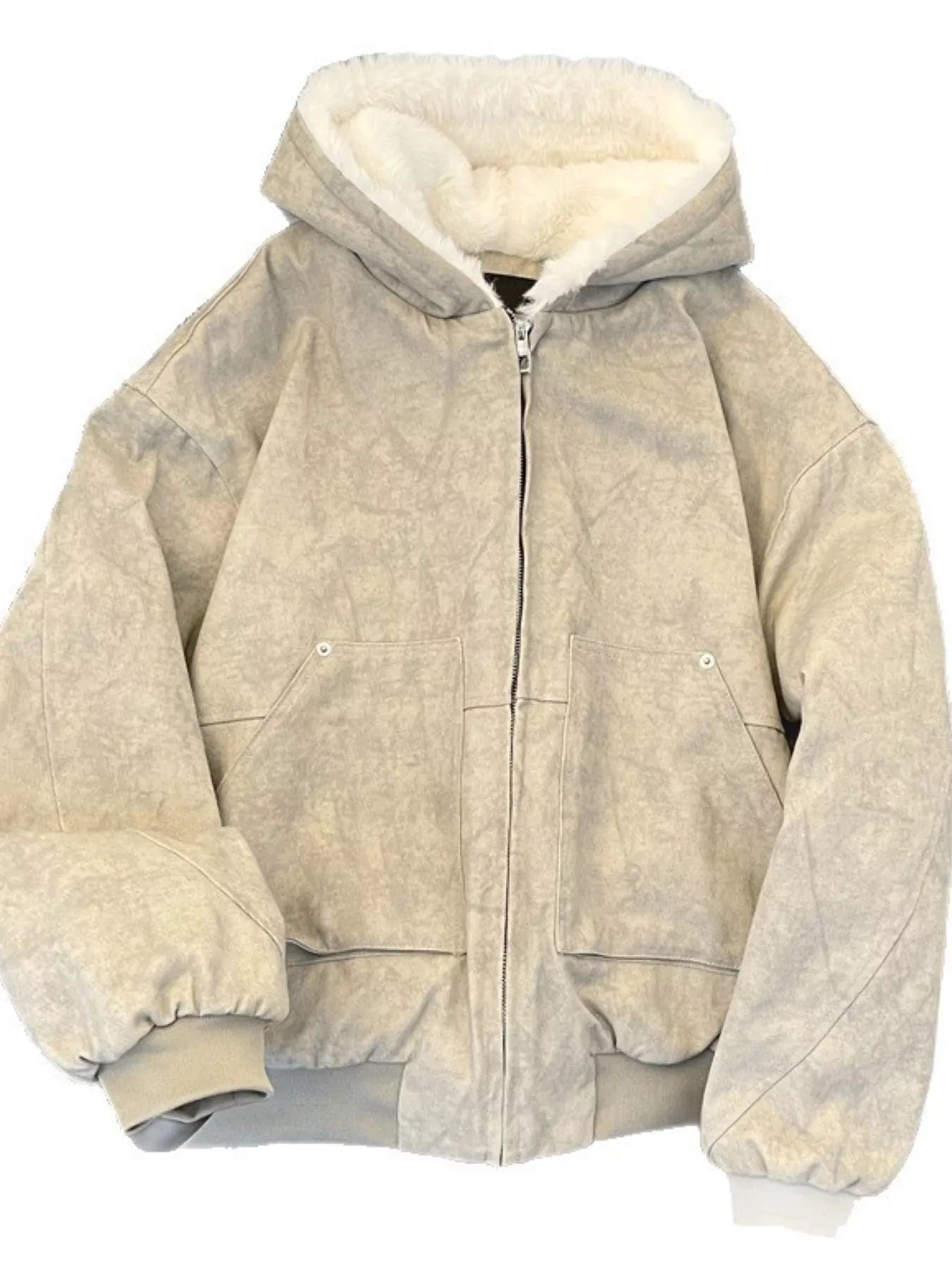 Men's Cozy Sherpa Lined Hooded Jacket - Farnelli