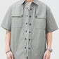 Men's Button Up Short Sleeve Shirt - Farnelli