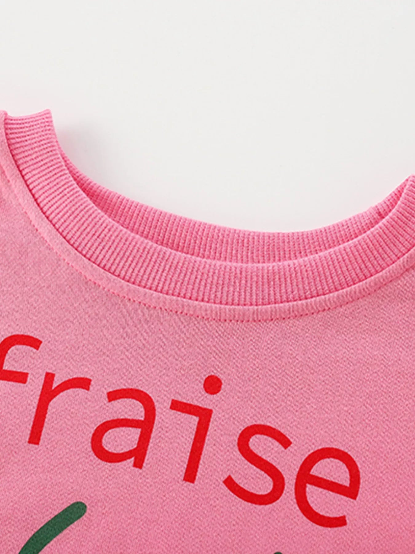Children's Strawberry Round Neck Casual Sweatshirt - Farnelli