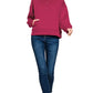 Zenana Scuba Half Zip Sweatshirt with Pockets - Farnelli