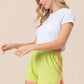 BiBi Cord Rib with Band Side Slit Shorts - Farnelli