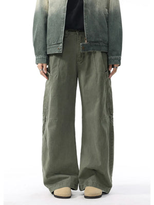 Men's Wide Leg Cargo Pants - Farnelli