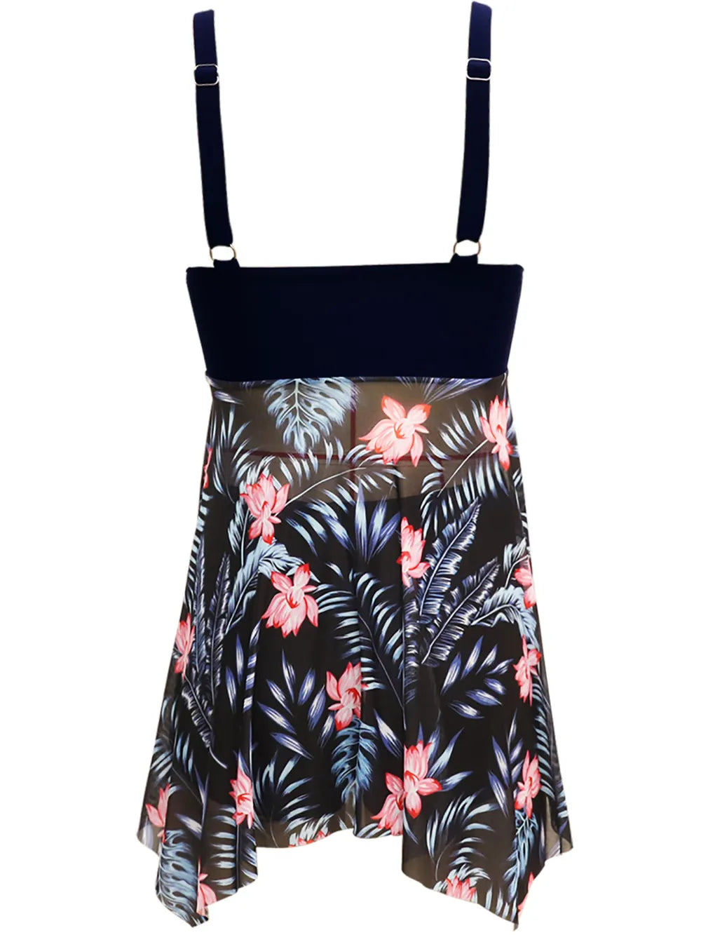 Printed Wide Strap Two-Piece Swim Set - Farnelli