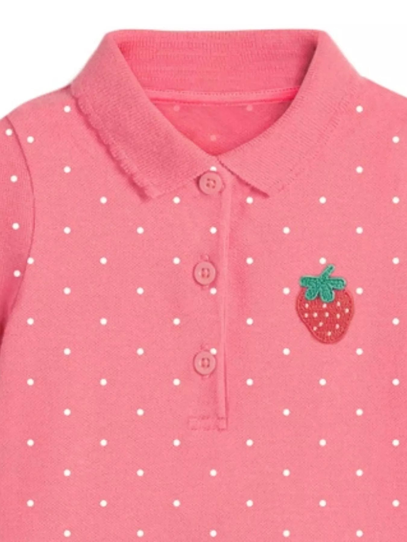 Children's Button Detail Short Sleeve Dress - Farnelli