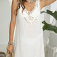 Tassel Scoop Neck Wide Strap Cover-Up - Farnelli