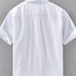 Men's Plus Size Plaid Button Up Short Sleeve Shirt - Farnelli