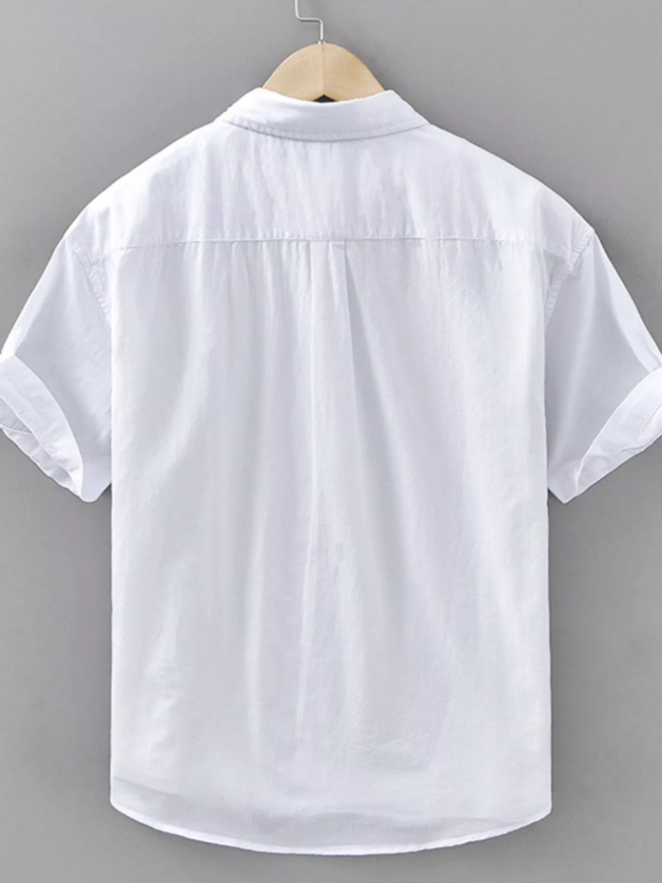 Men's Plus Size Plaid Button Up Short Sleeve Shirt - Farnelli