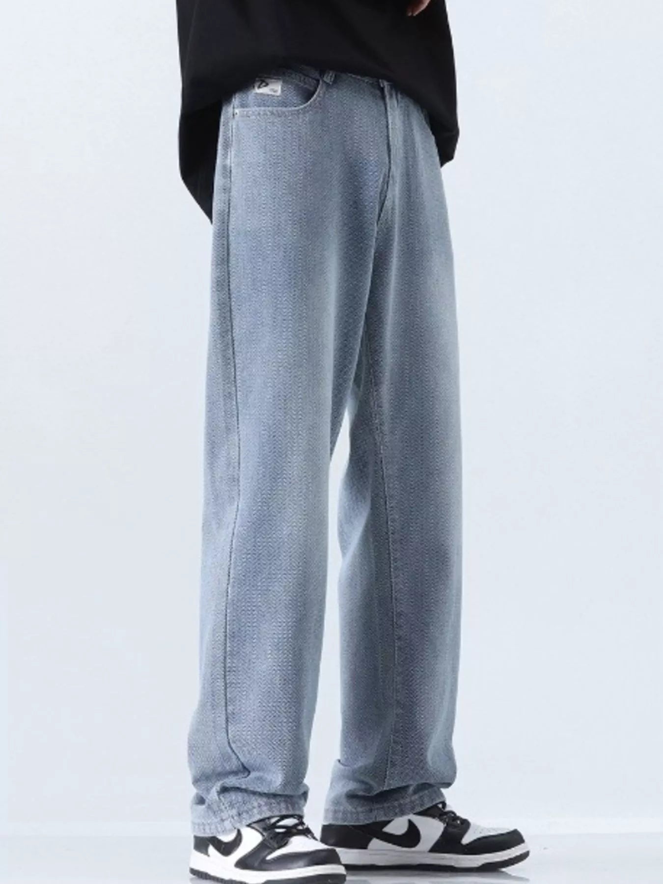 Men's Relaxed Fit Straight Leg Jeans - Farnelli