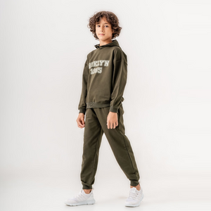 Brooklyn Boy Hoodie Joggers Set - Farnelli
