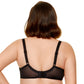 Sheer Full Figure Bra Gorteks Fiore Black-3