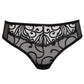 Gorteks Fiore Black Sheer Low Rise Bikini Panty-3