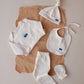 Fish Patterned 5 Piece Newborn Set