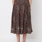 Gracia Fashion Women's Floral Embroidery Pleated A-Line Skirt