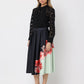 Gracia Fashion Women's Floral Print Pleated A-line Skirt