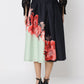 Gracia Fashion Women's Floral Print Pleated A-line Skirt