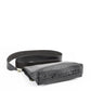 Deux Mains black Foldover Clutch Crossbody bag with foldover design and adjustable strap
