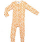 Orange Football Bamboo Toddler Pajamas – Romper